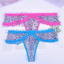 Load image into Gallery viewer, Christmas gift Cotton Snowflakes white Women's Sexy Thongs G-string Underwear Panties Briefs For Ladies T-back 1pcs/lot zhx13