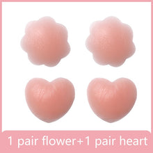 Load image into Gallery viewer, Reusable Women Breast Petals Lift Nipple Cover Invisible Adhesive Silicone Push Up Sexy Backless Strapless Breast Cover Pasties