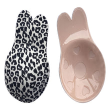 Load image into Gallery viewer, Women Push Up Bras For Self Adhesive Silicone Strapless Invisible Bra Reusable Sticky Breast Lift Up Tape Kawaii Rabbit Bra Pads