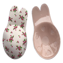 Load image into Gallery viewer, Women Push Up Bras For Self Adhesive Silicone Strapless Invisible Bra Reusable Sticky Breast Lift Up Tape Kawaii Rabbit Bra Pads