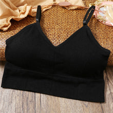 Load image into Gallery viewer, Women Tank Crop Top Seamless Underwear Female Crop Tops Sexy Lingerie Intimates With Removable Padded Camisole Femme Fashion
