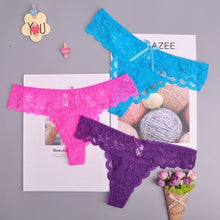 Load image into Gallery viewer, Christmas gift Cotton Snowflakes white Women's Sexy Thongs G-string Underwear Panties Briefs For Ladies T-back 1pcs/lot zhx13
