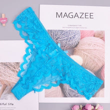 Load image into Gallery viewer, Christmas gift Cotton Snowflakes white Women's Sexy Thongs G-string Underwear Panties Briefs For Ladies T-back 1pcs/lot zhx13
