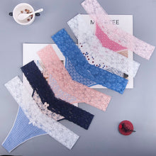Load image into Gallery viewer, Christmas gift Cotton Snowflakes white Women's Sexy Thongs G-string Underwear Panties Briefs For Ladies T-back 1pcs/lot zhx13
