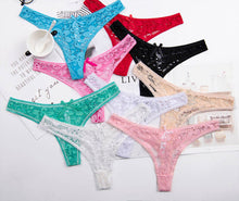 Load image into Gallery viewer, Christmas gift Cotton Snowflakes white Women's Sexy Thongs G-string Underwear Panties Briefs For Ladies T-back 1pcs/lot zhx13
