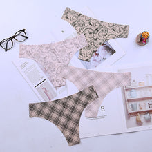 Load image into Gallery viewer, Hot Silk Sexy Women Thongs g string Seamless Panties Female Underwear Tanga Panties Low-Rise Lingerie Panty Intimates 1pcs ac125
